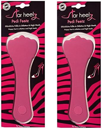 2 Extra Thin Soft Shoe Inserts For Foot Slip &amp; Pain in High Heels. Star Heelz Pedi Feetz.