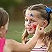 UVEEFUN 16 Colors Face Paint Crayons Face and Body Paint Sticks Body Tattoo Crayons - Halloween Makeup