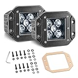 Flush Mount LED Pods, 2pcs 5'' 100W LED Driving
