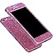GBSELL Luxury Bling Glitter Hard Back Film Case Cover for Iphone SE (H)