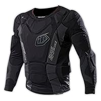 Troy Lee Designs 7855 Heavyweight Long-Sleeve Protection Shirt Solid Black, L