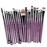 Kingfansion 20pcs/set Makeup Brush Set Tools Make-up Toiletry Kit Wool Make up Brush Set (Purple) by Kingfansion 1138