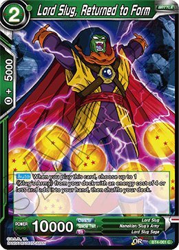 Lord Slug, Returned to Form - BT4-061 - C - Series 4 - Colossal Warfare - Dragon Ball Super TCG