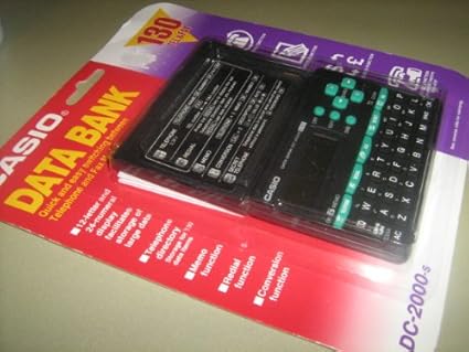 casio data bank dc 2000