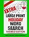 Extra Large Print Holiday Word Search