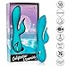 Calexotics SE-4350-40-3 California Dreaming Santa Monica Starlet Silicone Beaded Rabbit Vibrator, Blue