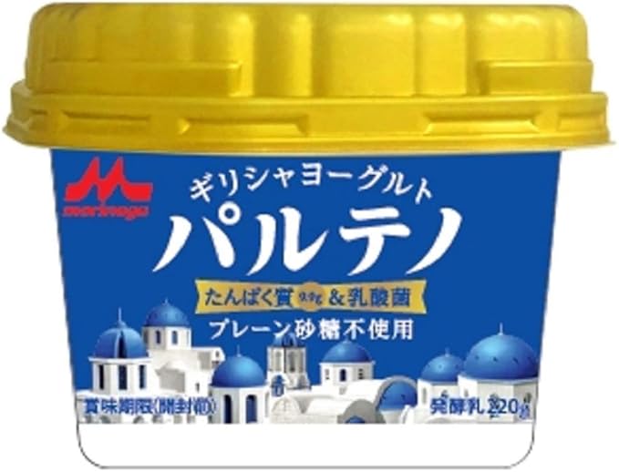 Amazon Co Jp 冷蔵 森永乳業 パルテノ 3倍濃縮 ギリシャヨーグルト プレーン砂糖不使用 2g 食品 飲料 お酒