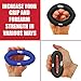Grip Strength Trainer and Hand Strengthener - Hand Grip Strengthener and Grip Rings with 60-80lb Resistance - This Forearm Grip Workout is the Best Hand Exerciser Grip Strengthener for Carpal Tunnel
