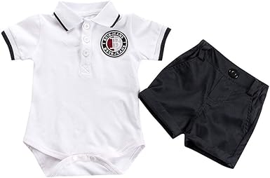 infant black polo shirt