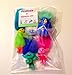 Trolls Figures | Dreamworks Movie Troll Dolls | Poppy And Friends + Trolls Stickers | 6 Piece Set 4-7cm Toys | By ToysOutLet_USA