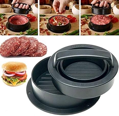 Amazon ハンバーガープレス 肉プレス バーガーメーカー Diy 調理器具 キッチン用品 台所 ミートプレス Abs製 q 多用途 手軽にパテが作れる ホームパーティ アウトドア キャンプ バーベキューに 大小2種類セット ツールセット オンライン通販