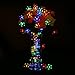 easyDecor 2 Packs Solar String Lights 50 LED 23ft 8 Modes Blossom Flower Garden Christmas lights for Outdoor Indoor Party Wedding Patio Holiday Decorations (Multi Color)