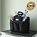 Everything Mary Tag Along Storage Tote | Organizer Bag for Home, Office, Crafts, and Accessories | Multi-Purpose Storage Organizer for Travel … (Black)