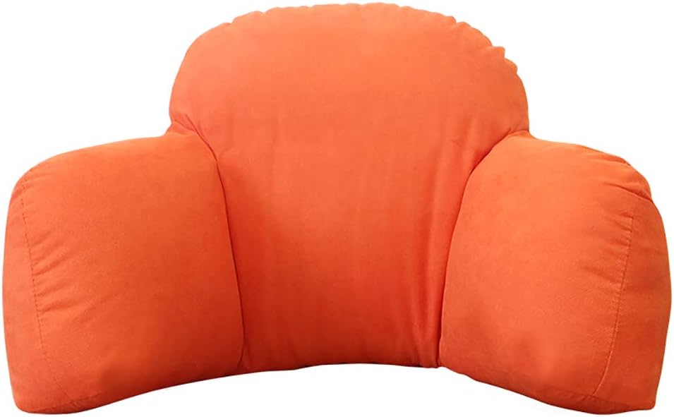 TCYLZ Reading Pillow, Big Backrest Bed Rest Pillow With Arms, Office Chair Back Support Cushion, For Pregnant Women, Water Repellent Brushed Fabric