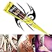 Prettywan Temporary Tattoo Cones, 12Pcs Paste Cones Black Body Art Painting Drawing
