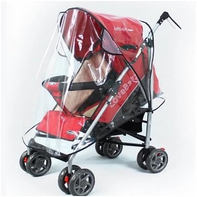 Sainese tech Universal Clear Waterproof Rain Cover Wind Shield Fit Most Strollers Pushchairs