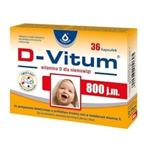 Oleofarm D-Vitum Vitamin D for Infants 36caps