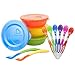 Munchkin 6-Pack Soft Tip Infant Spoons with Love A Bowls