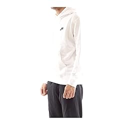 Nike Pull Over Hoodie, White/White/Black, 4X-Large