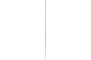 Rubbermaid Commercial Products Lacquered-Wood Broom Handle With Threaded Metal Tip, 60", Natural for Floor Cleaning/Sweeping in Home/Office