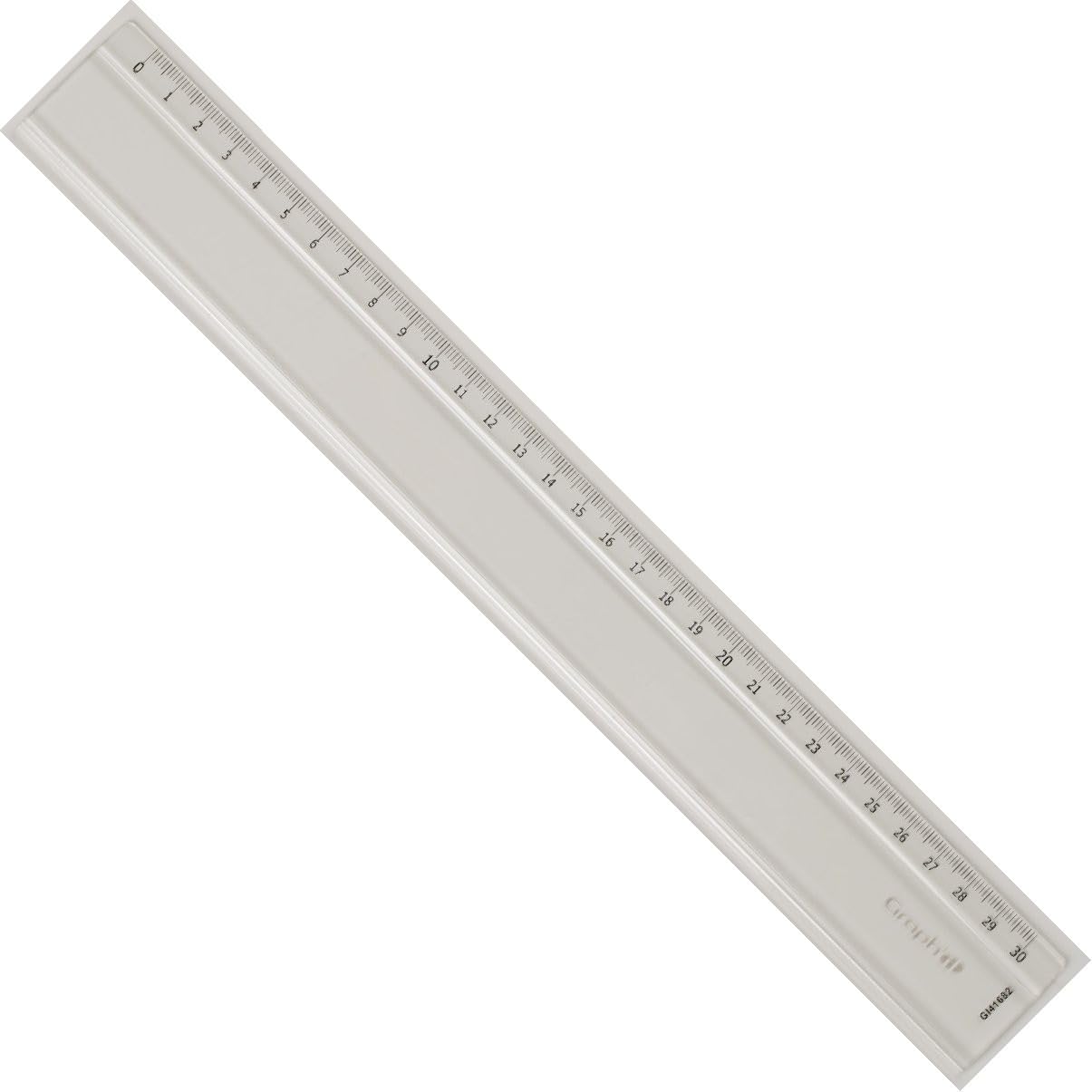 Graph'it Ruler Graduated Bevel Edge Anti-Stain, 30 cm, Transparent
