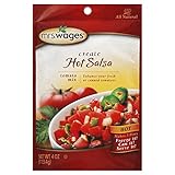 Mrs. Wages Hot Salsa Tomato Mix, 4.0 Ounce (Pack of 6)