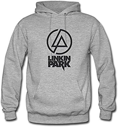 Band Linkin Park Custom Men's Hoody Hoodie Hooded Sweatshirt Large Grey