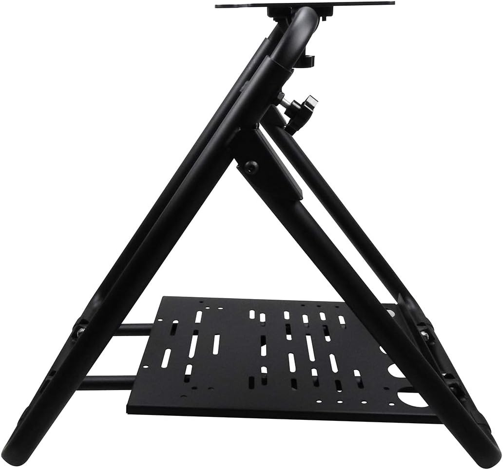 upshop1st Racing Wheel Stand fit for Logitech G25/G27/G29/G920 Most Thrustmaster Gaming Steering Wheel, Xbox360/One, Playstation, PC Platforms, Foldable & Height Adjustable for Racing Console: Electronics