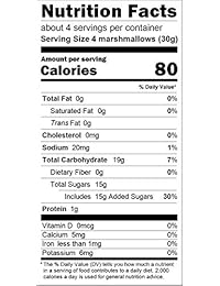 Vainilla tostada por SMASHMALLOW 's Snackable Marshmallows 's Non-GMO - Azúcar de caña orgánica de 80 calorías