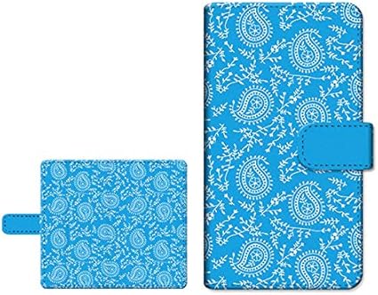 Amazon Co Jp Everyphone Bz Ep 172bz エブリフォン Bz 対応 格安スマホ スマートフォンケース 手帳型 スライドタイプ カードポケット スタンド機能 内側カラー ホワイト ペイズリー Type001 家電 カメラ