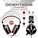 ONEXELOT 2019 New Model Vortex Gaming Headset Over-Ear, LED, with Microphone, Volume Control, Surround Sound Gaming Headphones Dual 3.5mm Jacks/USB Plug for PC/Macthumb 1