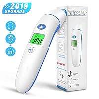 Upgraded Baby Thermometer Forehead and Ear Thermometer, Medical Temporal Thermometer for Fever, Digital Infrared Temperature Thermometer for Baby Kids Adults