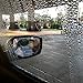 AUTOMB Car Side View Mirror Anti-Glare Film- Rear View Mirror HD Nano Anti Glare Anti Fog Rainproof Waterproof Membrane for Automobile Rearview Mirror and Side Window (Rec+Oval)