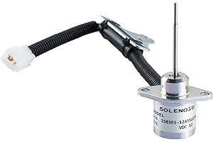 KD KISONIED 1503ES-12A5SUC9SLC24 Fuel Shut Off Solenoid 1G820-60022 1G820-60012 1G820-60020 SA-5156-12 for Kubota Engine D722 D782 Kubota Excavator KX41 KX41-3 KX016 KX018 U15 U17 12VDC