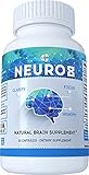 Natural Brain Booster Supplement for Focus, Energy, Mental Clarity & Memory - Scientifically Formulated Extra Strength Brain Support Nootropic with Ginkgo Biloba, St. John's Wort, & More