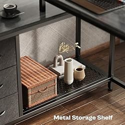 Huuger Reversible L Shaped Computer Desk with