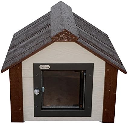 Climate Master Plus Insulated Dog House w Door - Small