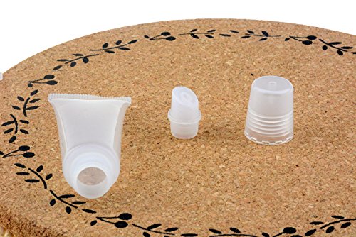 Wowlife 8ml Mini Clear Empty Lip Gloss Balm Container Soft Tubes Makeup Box (100 Pcs)