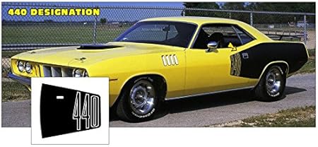 Amazon 1971 Cuda Billboard Stripes Kit 440 Inホワイトby Southern車パーツ 外装 エアロパーツ 車 バイク