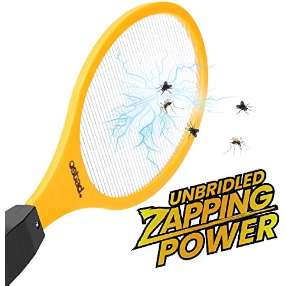 Premium Bug Zappers 2800 Volt Electric Fly Swatter Best Trap Zapper, AA