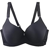 Cotton Whisper Women's Plus Size Comfortable Smoothing Bras for Daily Wear