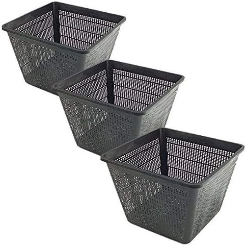 Other Square Baskets Pond Garden Planting Large 28x28x18cm Pack of 3