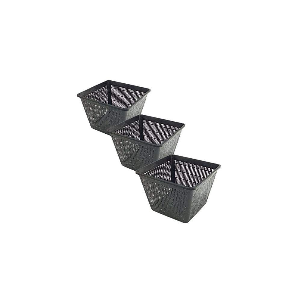 Other Square Baskets Pond Garden Planting Plants - Pack of 3 (Medium 23x23x13cm)