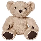 Bears For Humanity Baby Organic Beige Teddy Bear Plush Stuffed Animal. 7 Inches. One Is Donated To A Child In Need For Each One Purchased