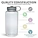 Maars® Tritan Wide Mouth 34 oz. BPA-Free Sports Water Bottle, 1 Pack - Clear