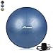 Trideer Exercise Ball (45-85cm) Extra Thick Yoga Ball Chair, Anti-Burst Heavy Duty Stability Ball Supports 2200lbs, Birthing Ball with Quick Pump (Office & Home & Gym)