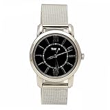 Timex Women's T2N680 Elevated Classics Dress Uptown Chic Black Dial Mesh Bracelet Watch