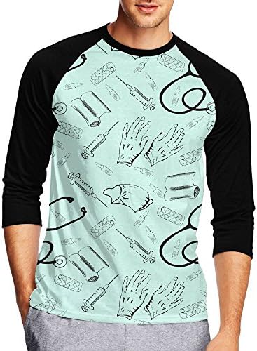 Boys Men's 3/4 Sleeve T Shirt Doctor's Office