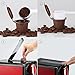 i Cafilas Reusable Capsules Refillable Coffee Capsule Filter Compatible With Nespresso coffee machines with Coffee Spoon brush (Gold)