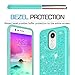 LeYi Compatible for LG K20 Plus case, LG K20 / LG K20 V/LG Harmony/LG K10 2017 / LG LV5/ LG Grace Case with 2PCS Tempered Glass Screen Protector, Glitter Bling Girls Women Phone Case